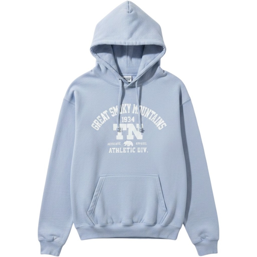 Pacific & Co Great Smoky Mountains Hoodie Sweatshirt Blue‎ Medium